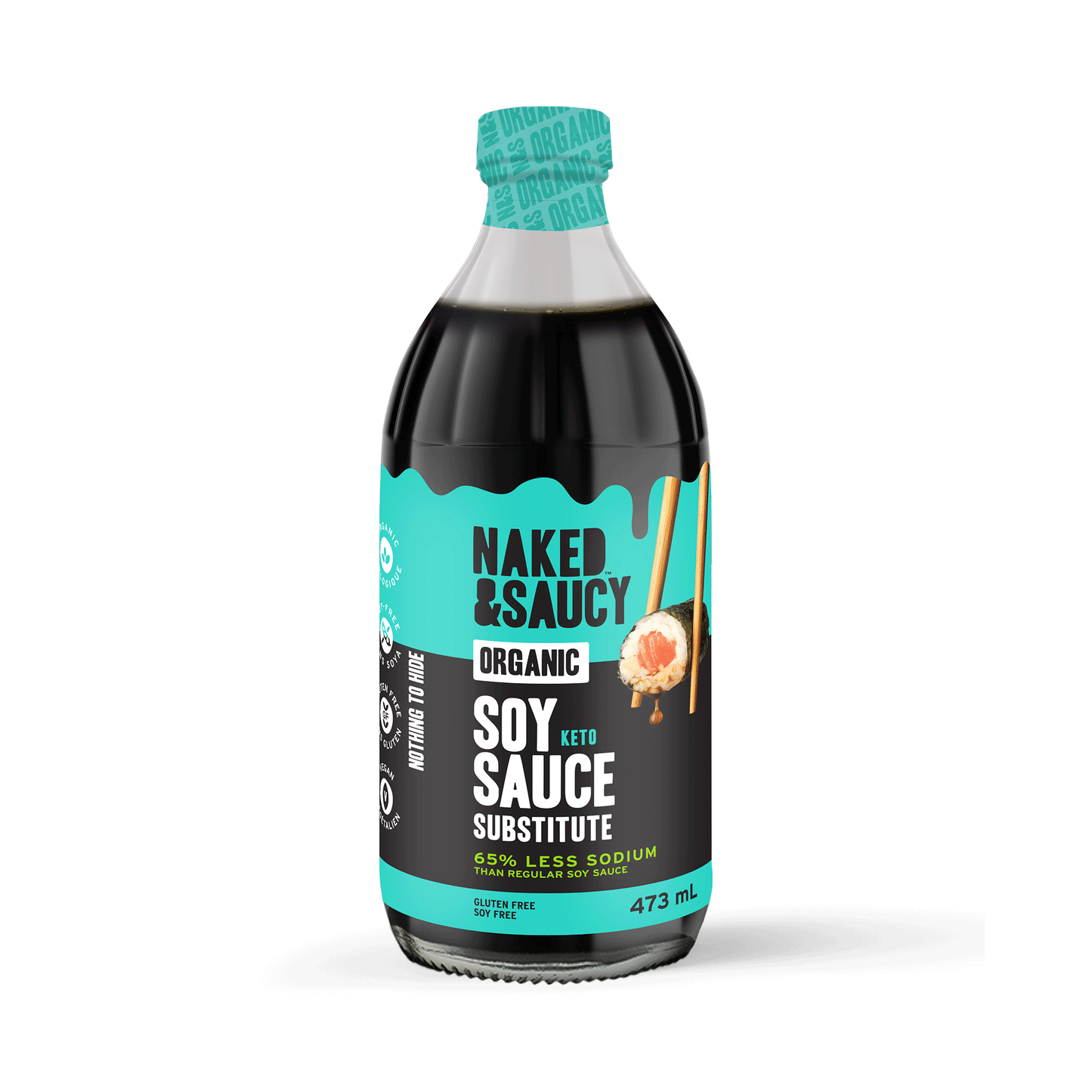 Naked Natural Foods Soy Sauce Substitute Keto 473mL