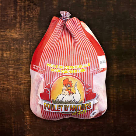 Poulet D’Amours & Fils Inc Cornish Hen 700g