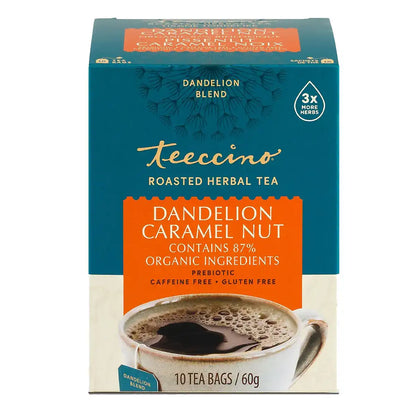Teeccino Dandelion Caramel Nut - 10 tea bags