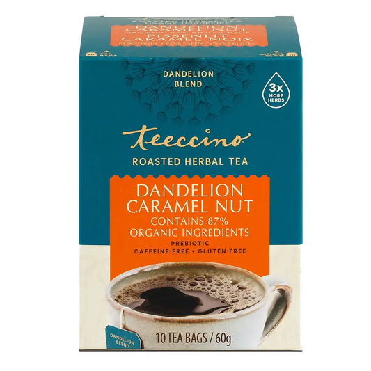 Teeccino Dandelion Caramel Nut - 10 tea bags
