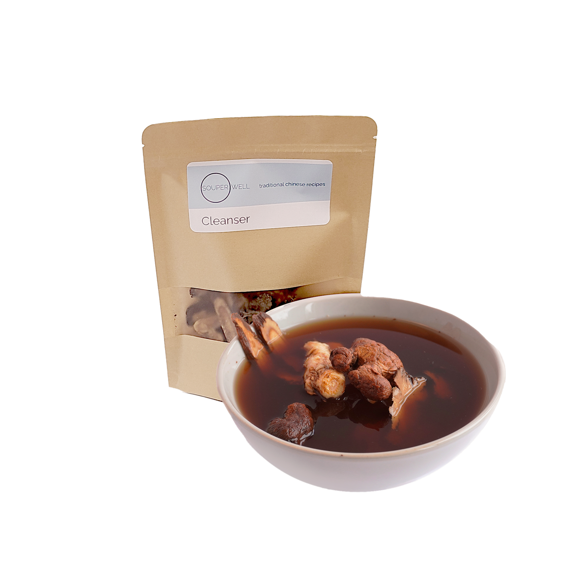 Souperwell Cleanser - Sheng Hua Postpartum Tonic Soup (1 Large Pack Dry Herbal Soup)