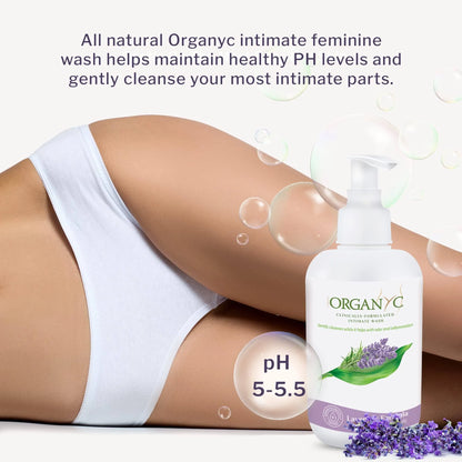 Organyc Clinically Formulated Intimate Wash Lavender 250ml, additional product image 5