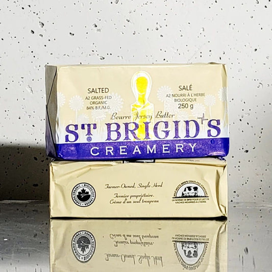 St. Brigid's Creamery - A2 Grass-fed Organic Salted Butter, 250 g