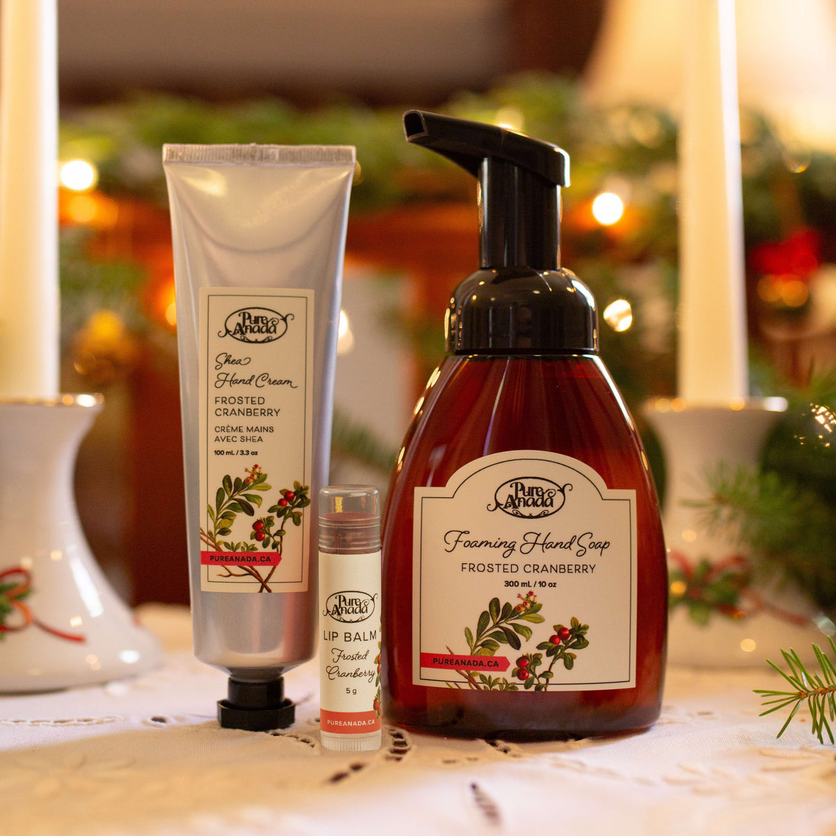 Pure Anada Natural Northern Essentials Gift Set - Frosted Cranberry