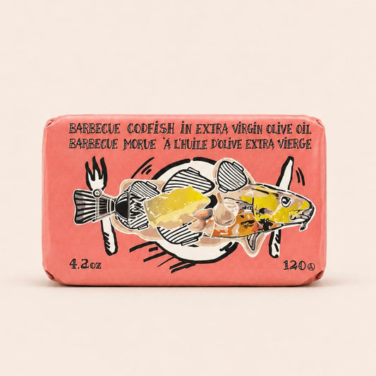 Cantara Barbecue Cod in Extra Virgin Olive Oil 120g