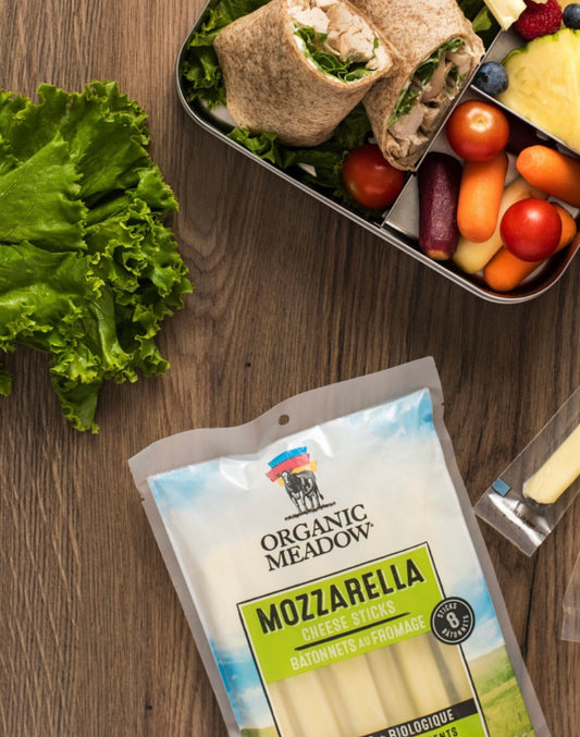 ORGANIC MEADOW Mozzarella Cheese Sticks 20 % M.F. 8 Sticks
168 g