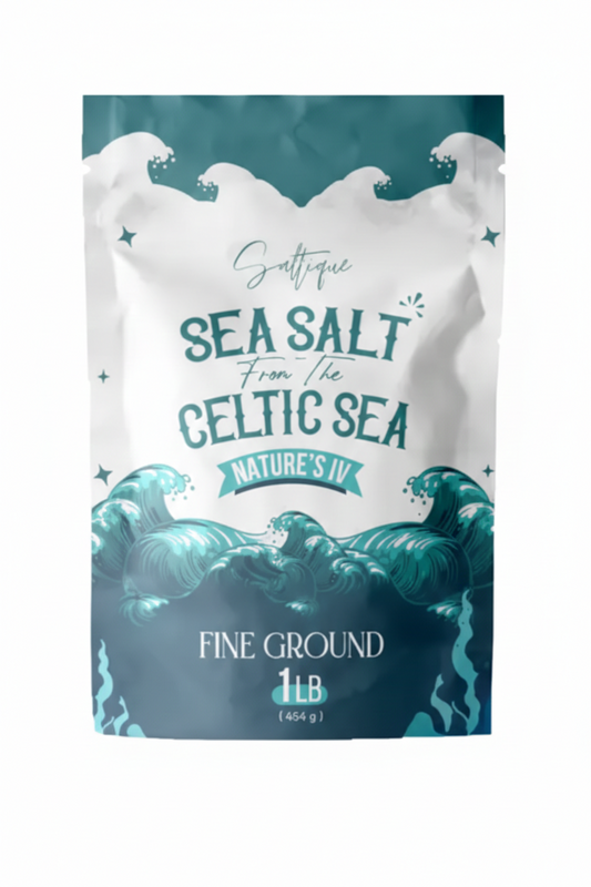 Saltique Sea salt from the Celtic sea Fine Ground (454g)