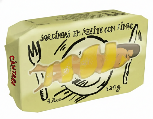 Cantara Sardines in olive oil with Lemon 120g