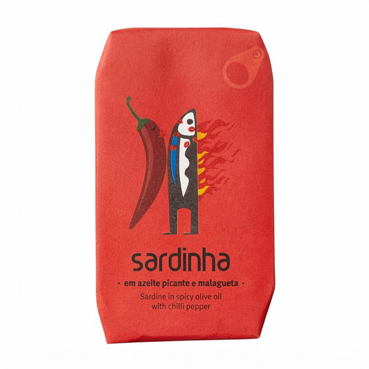 Sardinha Sardines in Spicy Olive Oil with Chili pepper 120g