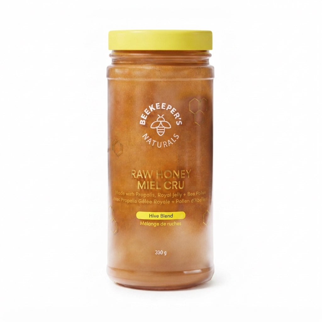 Beekeeper's Naturals Raw Honey Hive Blend - 330g