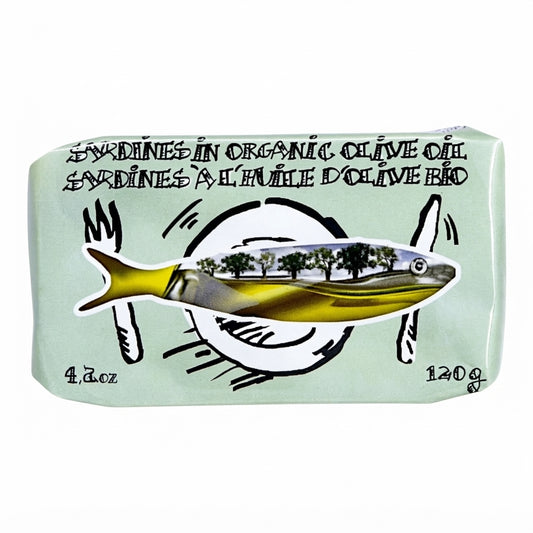 Cantara Sardines in organic olive oil 120g