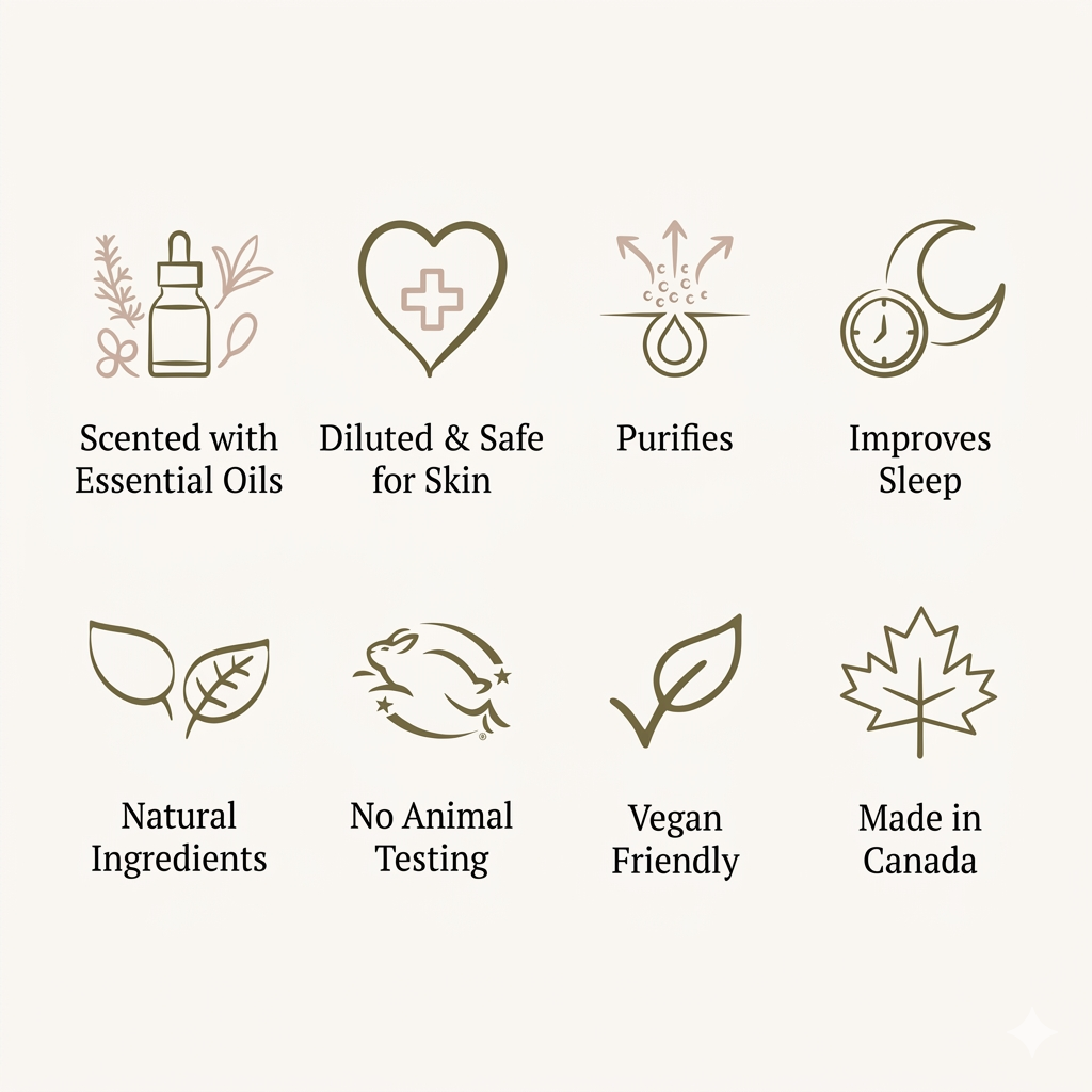 Scentuals - Sleep Well Pillow & Room Mist 120mL