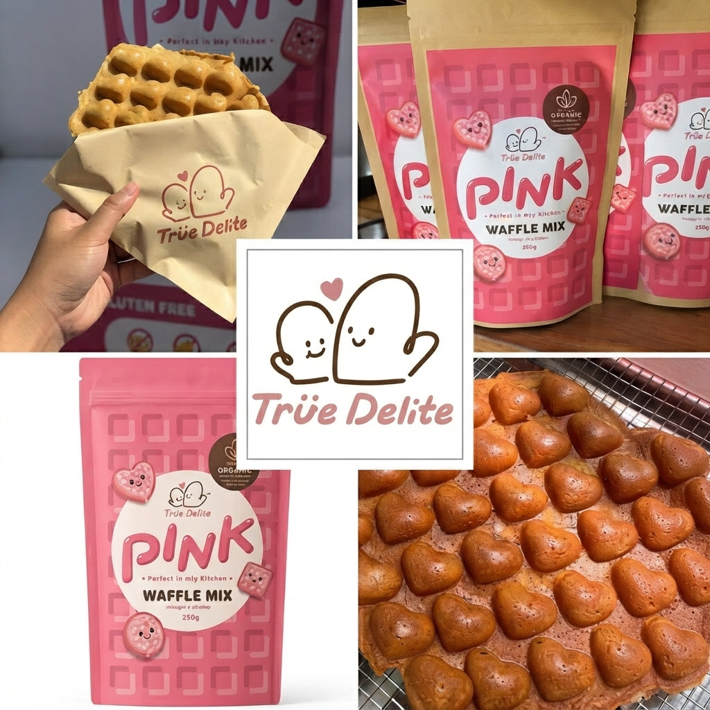 True Delite Pink Waffle Mix