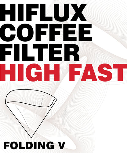 Hiflux Coffee Filter Folding V - 50pcs