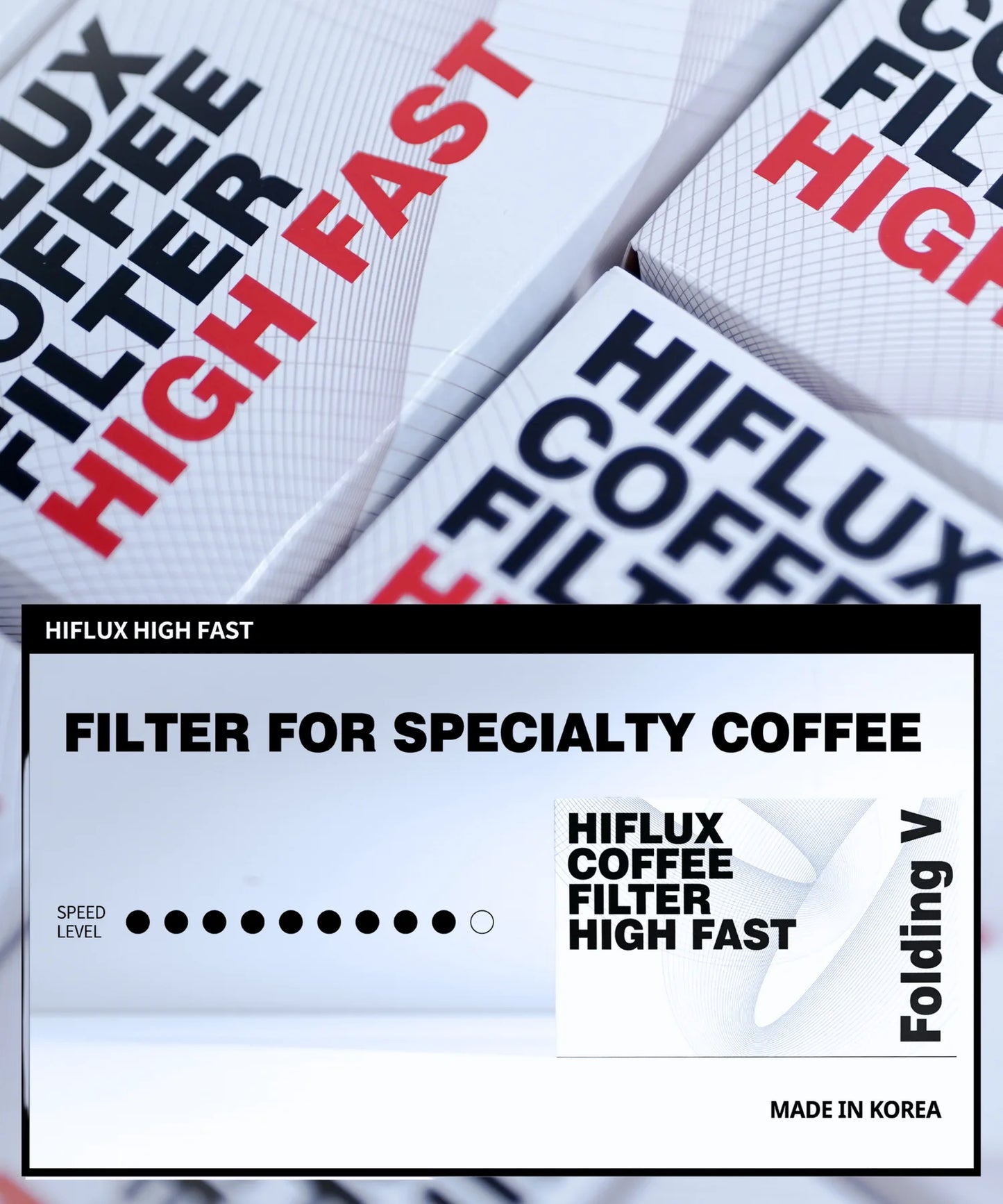 Hiflux Coffee Filter Folding V - 50pcs
