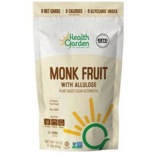 Health Garden, Monk Fruit with Allulose, 16 oz (454 g)