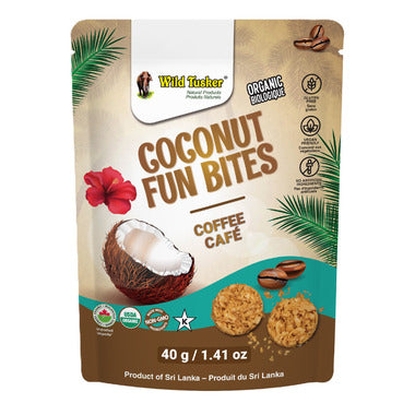 Wild Tusker Organic Coconut Fun Bites Coffee 40g