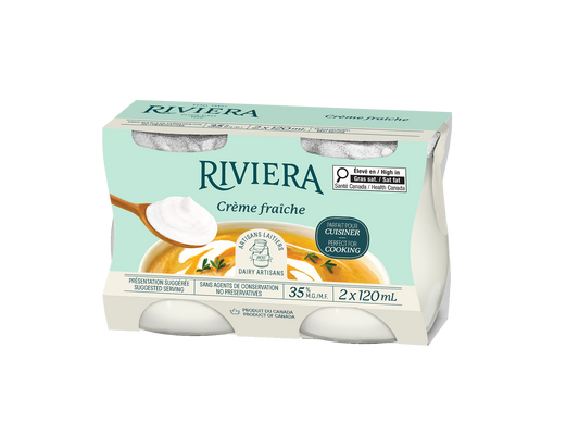 Riviera CRÈME FRAÎCHE 35% M.F. 2x 120ml