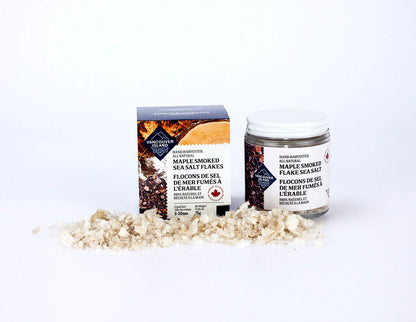 Vancouver Island Sea Salt Maple Smoked Sea Salt Flakes (75g Jar), additional product image