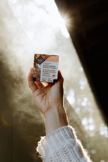 Vancouver Island Sea Salt Maple Smoked Sea Salt Flakes (75g Jar), additional product image 3