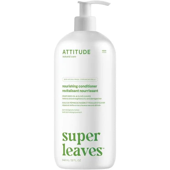 Attitude Conditioner Nourishing
Grape seed oil and olive leaves 946 mL