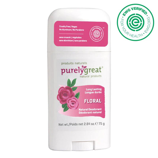 Purelygreat Floral Stick Deodorant (Rose)