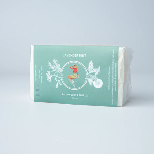 Lady May All-Natural Tallow Soap – Lavender Mint