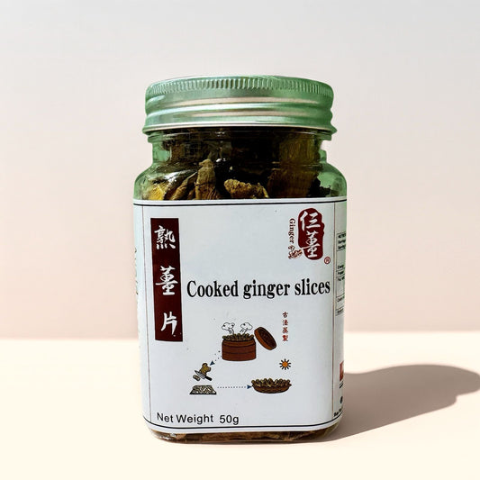 Cooked Ginger Slices 仨薑手工熟薑片