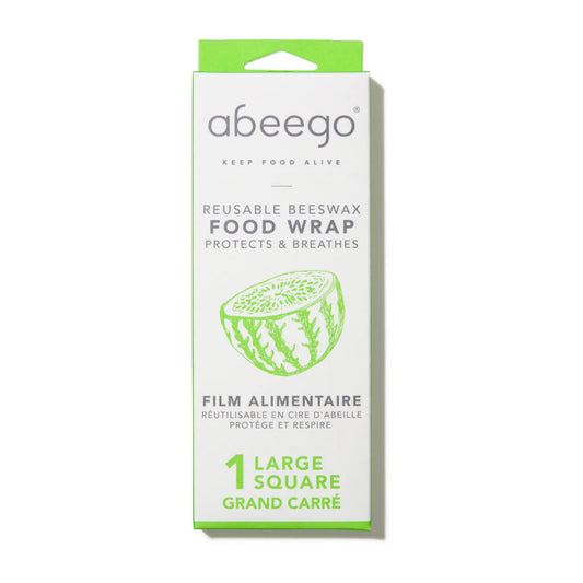 Abeego Reusable Beewax Food Wrap 1 Large Square