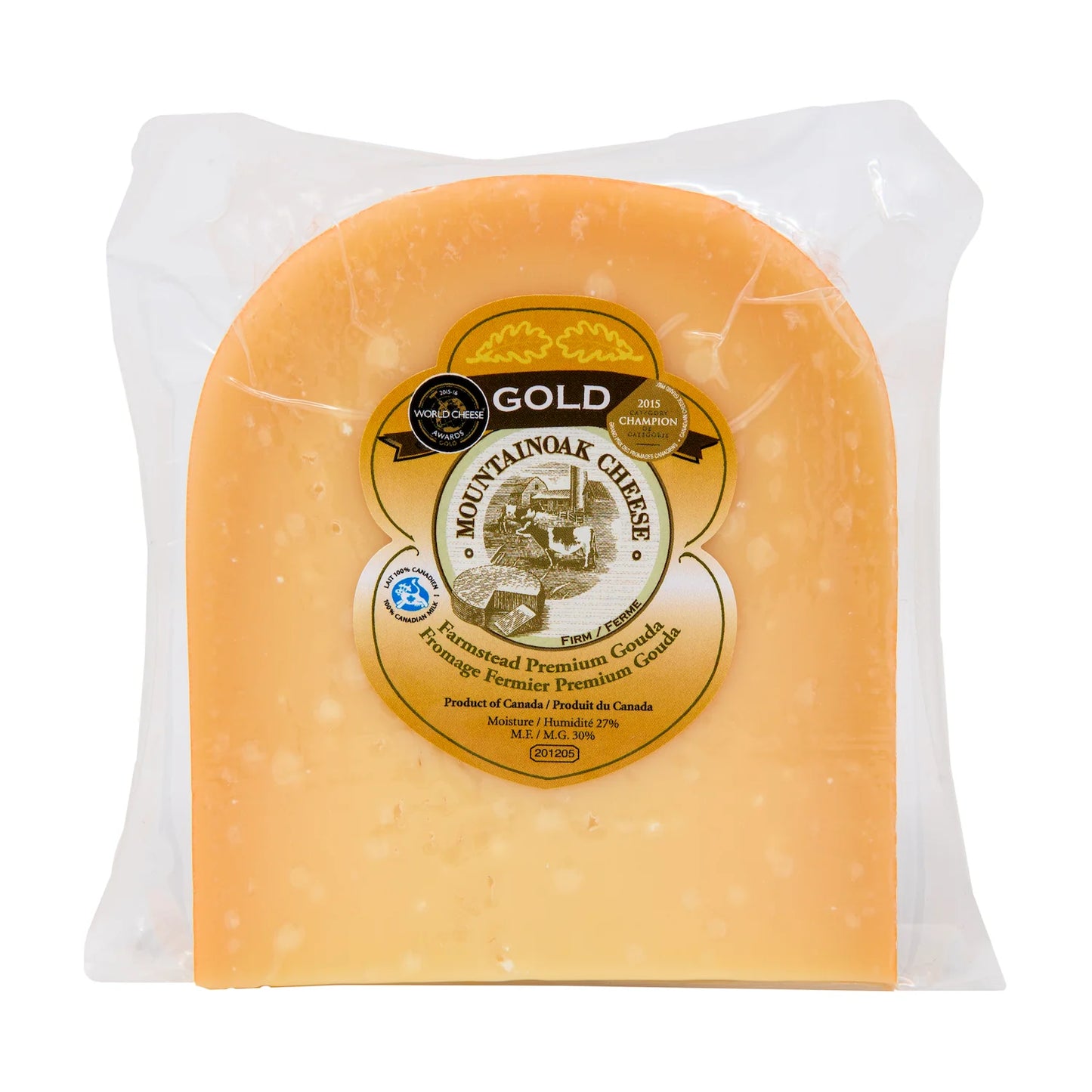 Mountain Oak Farmstead Gold  Gouda Cheese 225g