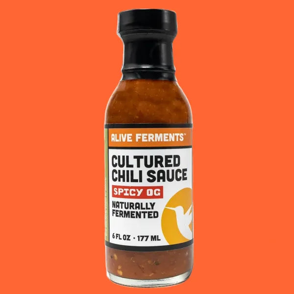 ALIVE FERMENTS
Naturally Fermented Cultured Chili Sauce - Spicy OG 177ml