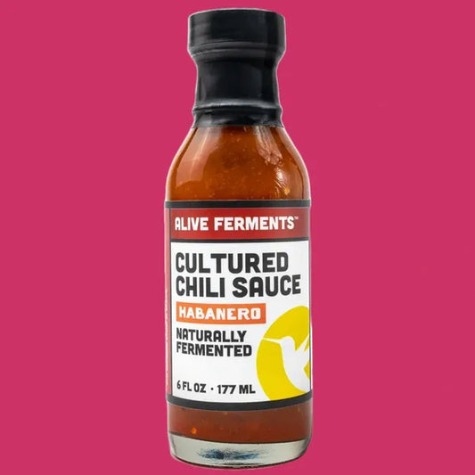 ALIVE FERMENTS
Naturally Fermented Cultured Chili Sauce - Habanero 177ml
