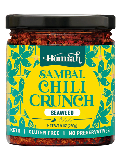 Homiah Sambal Chili Crunch Seaweed 170g, additional product image