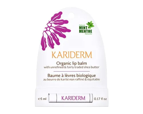 Kariderm Organic Lip Balm Natural Mint 5mL