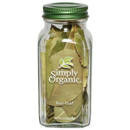 Simply Organic Bay Leaf, Certified Organic - 4g Glass Bottle