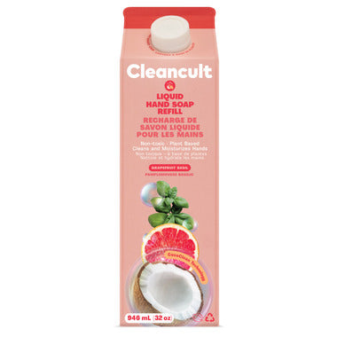 Cleancult Liquid Hand Refill Grapefruit Basil
946 ml