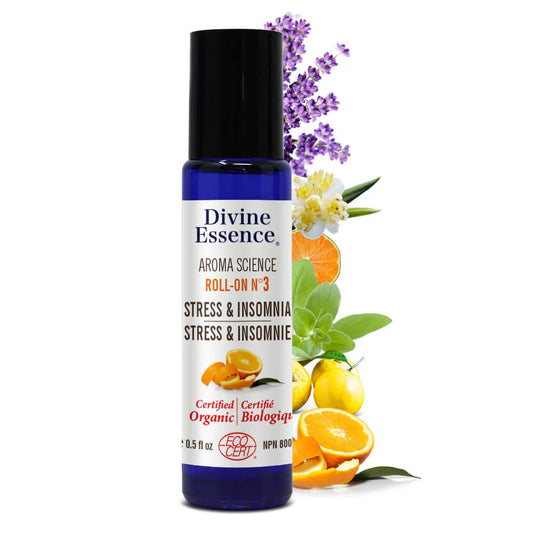 Divine Essence NO 3 - STRESS AND INSOMNIA ORGANIC ROLL-ON 15ml