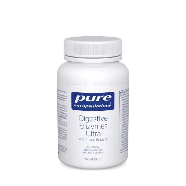 Pure Encapsulations Digestive Enzymes Ultra with Betaine 90caps