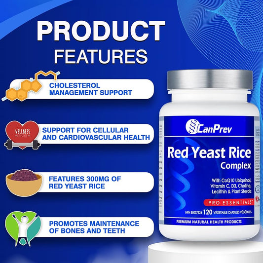 CanPrev Red Yeast Rice Complex 60 capsules