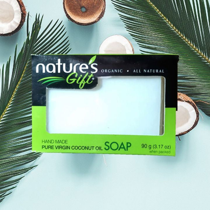 Nature's Gift Hand-Made Pure Virgin Coconut Oil Soap 90 g
