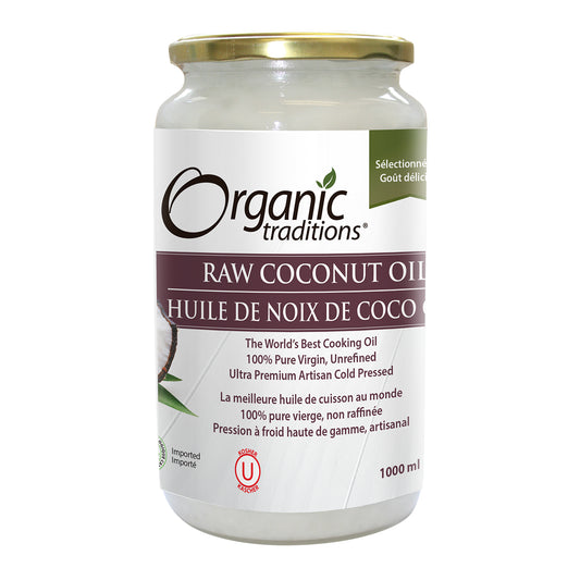 Organic Traditions Organic Raw Coconut Oil 1000mL