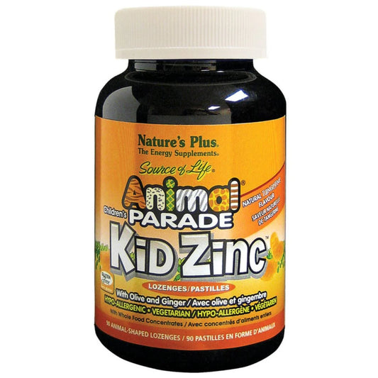 Nature's Plus Animal Parade Kid Zinc Tangerine 90 Lozenges