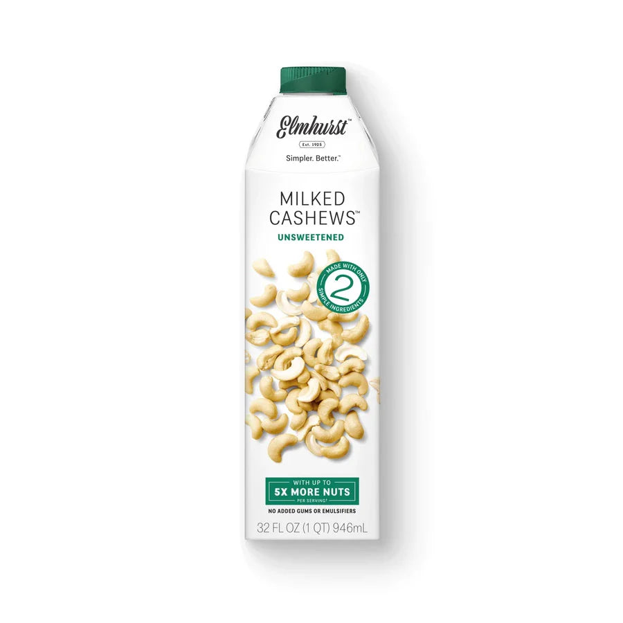 Elmhurst Unsweetened Cashew Milk - 946ml