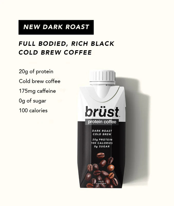 brust Protein Coffee Dark Roast 330mL