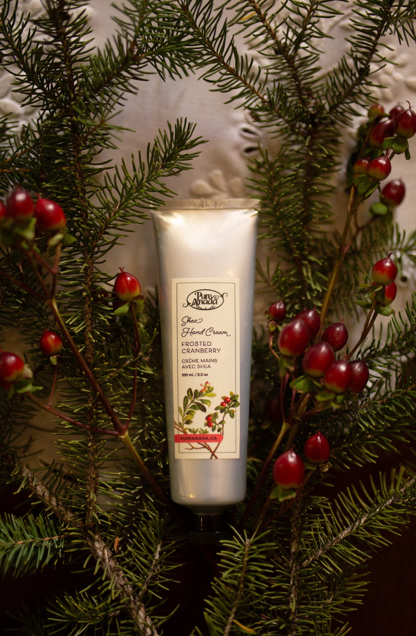 PURE ANADA Shea Hand Cream Frosted Cranberry 100ml