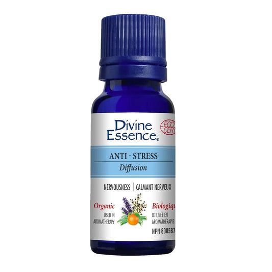 Divine Essence Anti-Stress Organic Essential Oil Blend 30ml