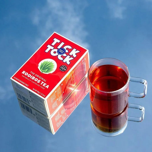 Tick Tock Organic Rooibos Tea - 40 biodegradable bags