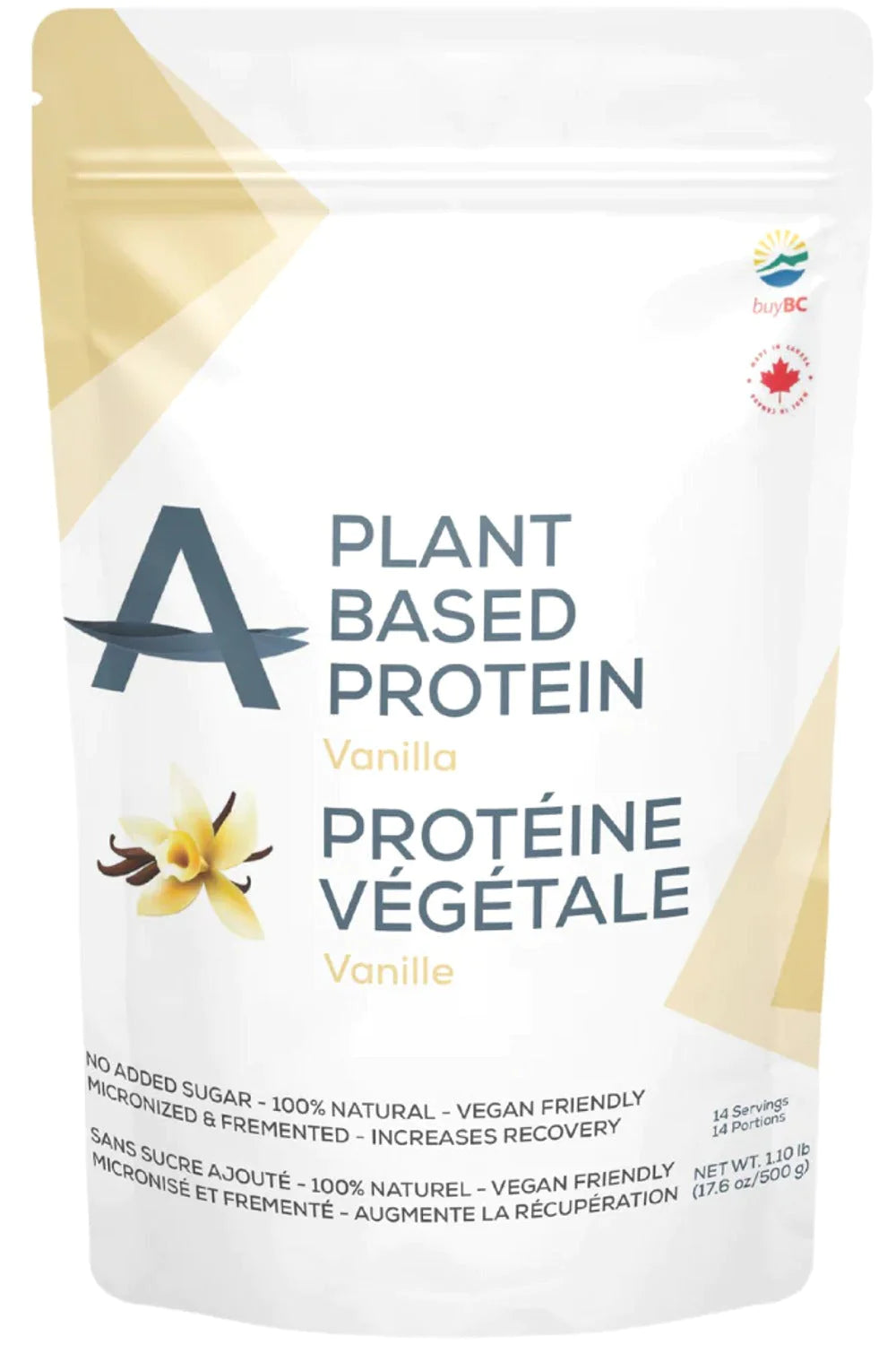 AURA NUTRITION Plant-Based Protein (Vanilla - 500g)