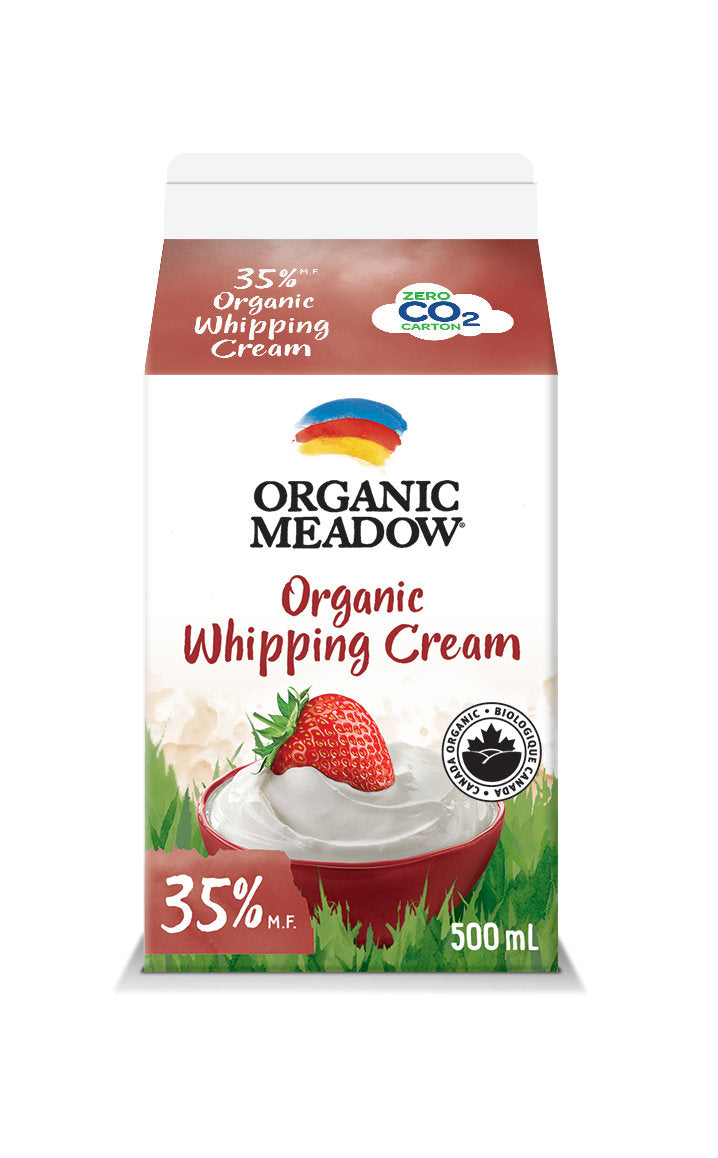 ORGANIC MEADOW 35% Organic Whipping Cream 500 mL
