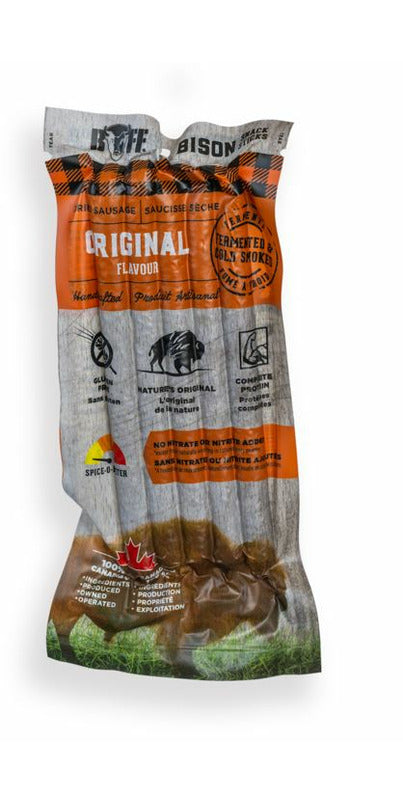 Bison Meat Snack Sticks - Original Flavour 5-Pack